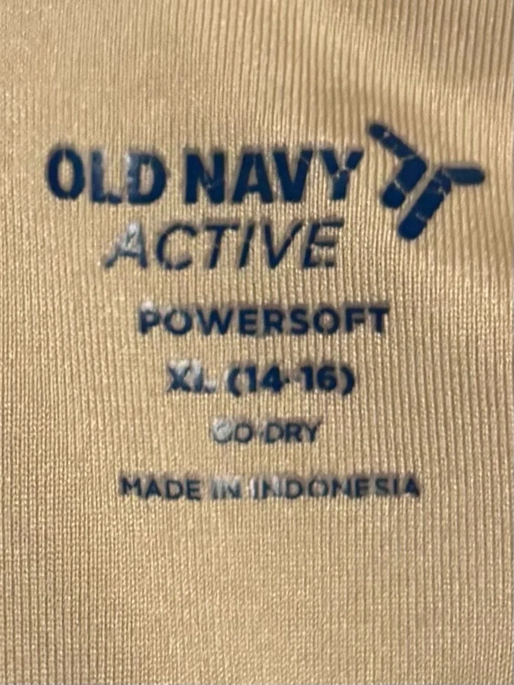OLD NAVY ACTIVE POWERSOFT GIRLS MAUVE FLORAL SPORTS BRA XL (14–16)